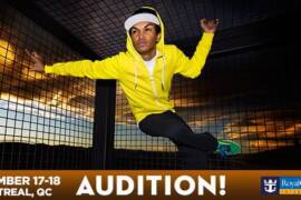 Auditions in Montreal for Royal Caribbean's Spectra's Cabaret
