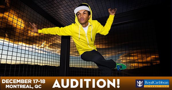 Auditions in Montreal for Royal Caribbean's Spectra's Cabaret