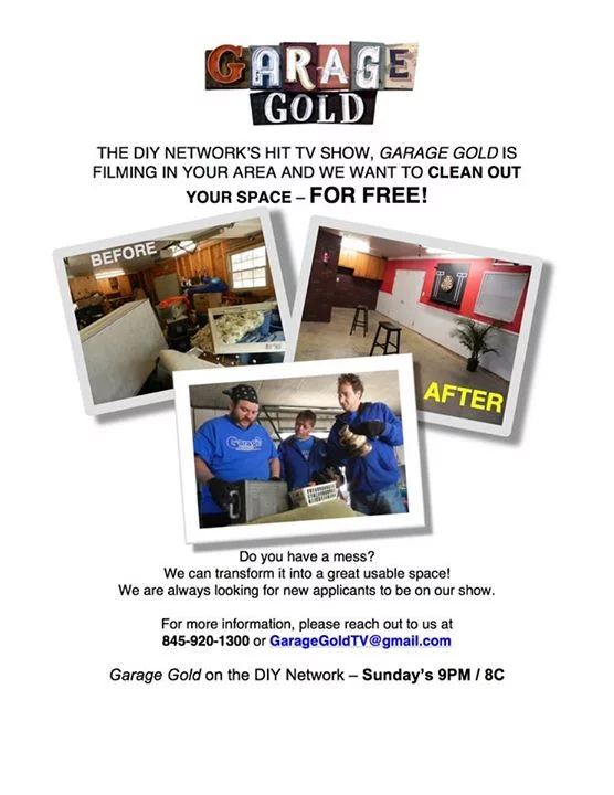 DIY Garage Gold Casting Call in NC