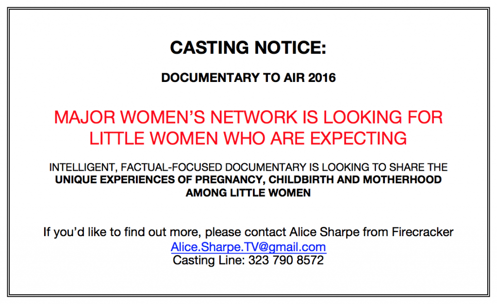 Little people casting