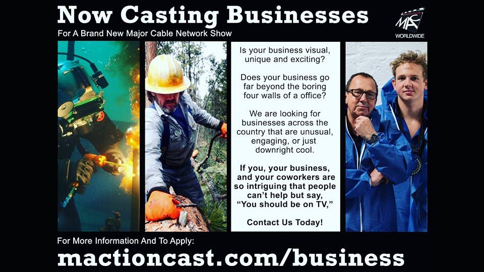 Casting cable show about businesses