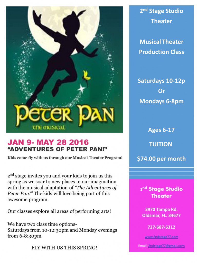 theater workshop for "Peter Pan"