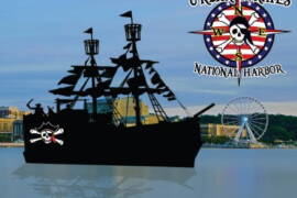 National Harbor, MD pirate ship show