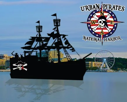 National Harbor, MD pirate ship show