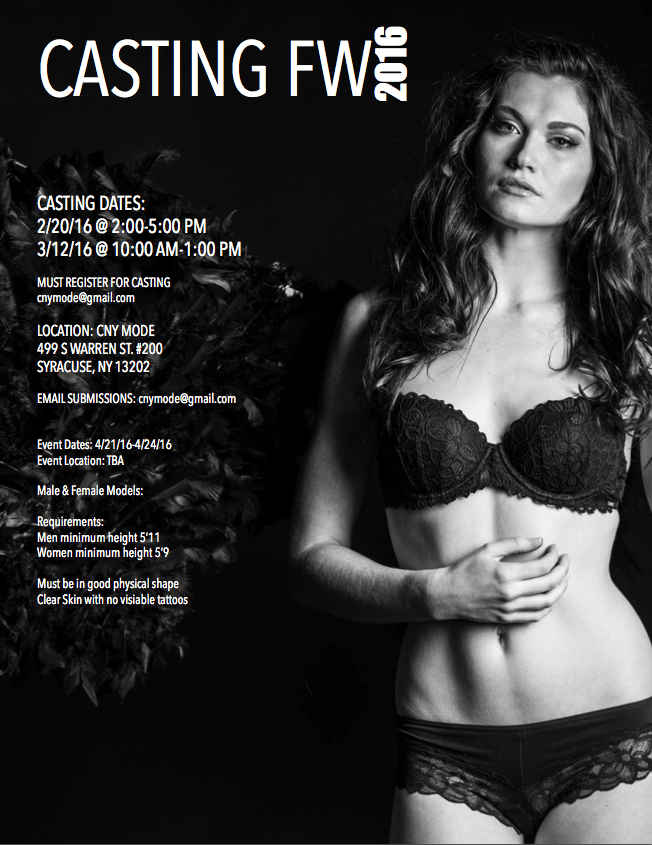 Fashion Week casting call for models