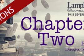 Neil Simon's "Chapter Two" San Diego Auditions