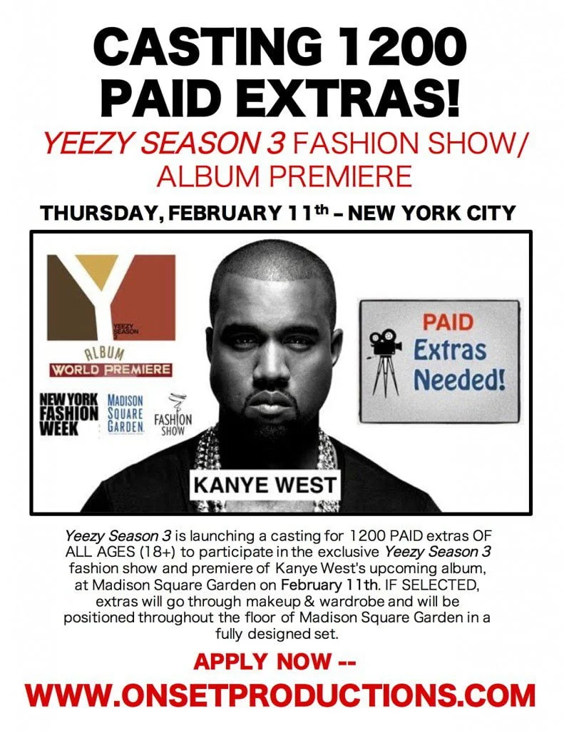 Kanye West Fashion Show