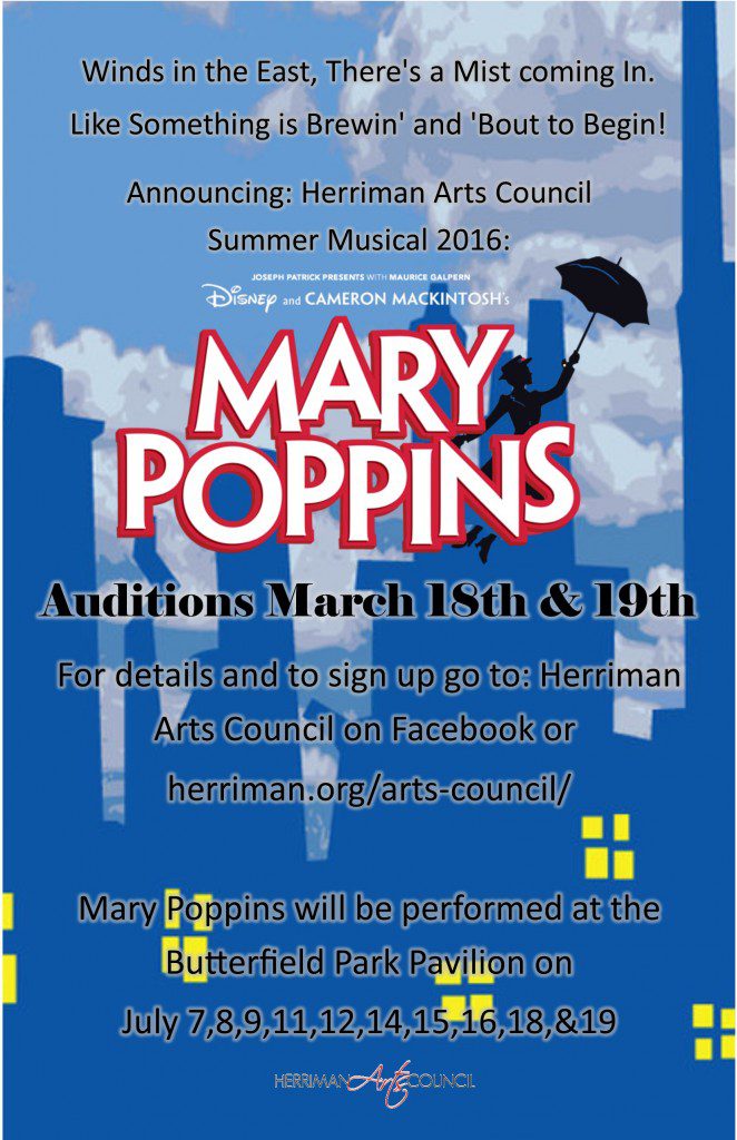 Utah auditions for Mary Poppins