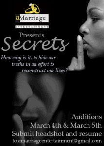 Read more about the article Philadelphia PA Theater Auditions for Paid Roles in “Secrets”