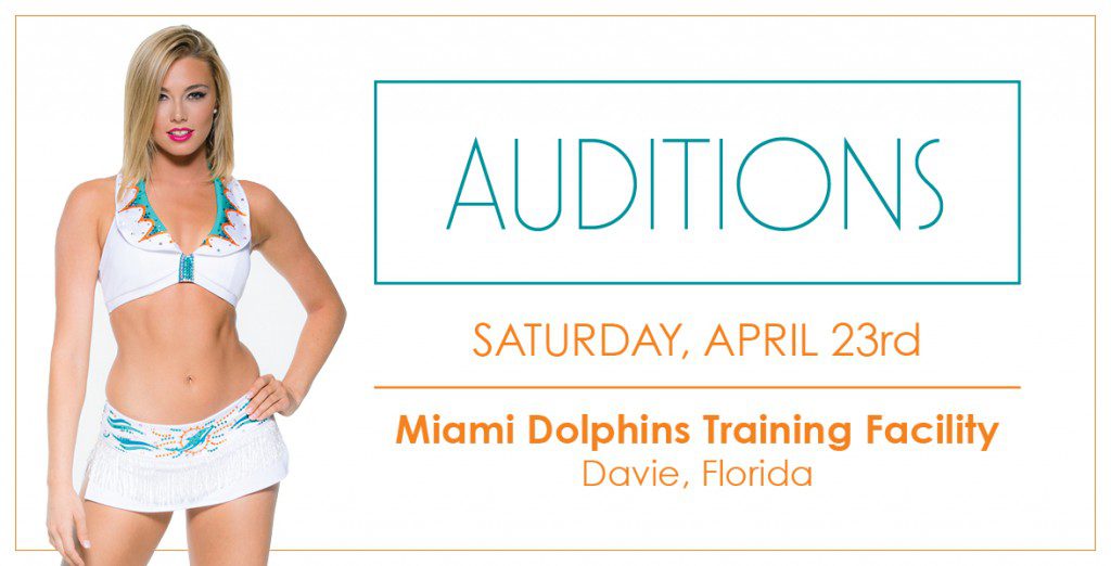 NFL cheerleaders - Dolphin auditions Miami