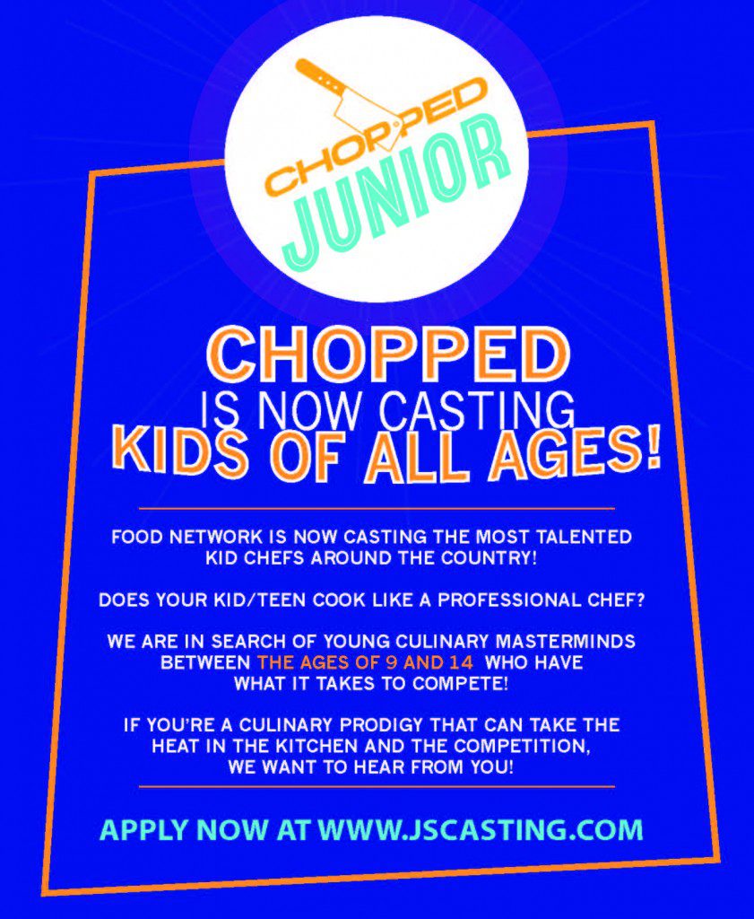 Chopped Junior Season 4 casting kids nationwide