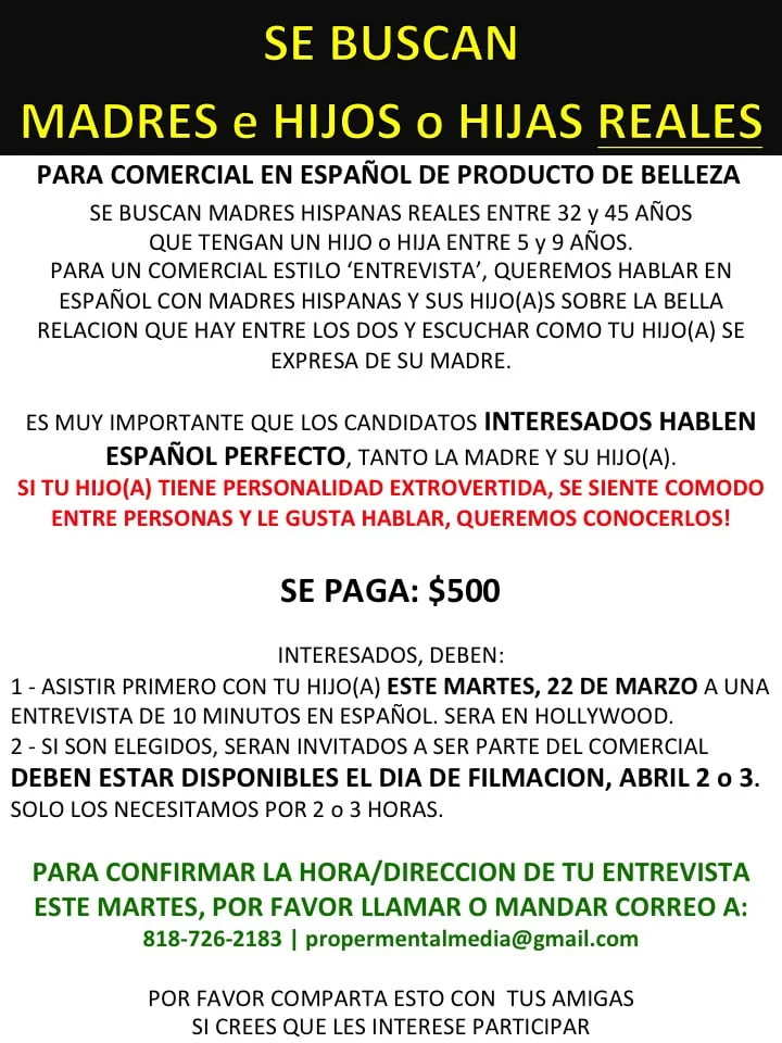 SoSpanish speaking commercial