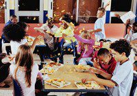 Food fight commercial kids