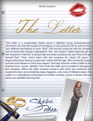 NYC Theater – Stage Play “Sheba Jordan’s The Letter”