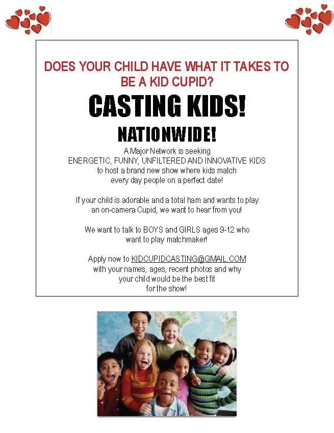 Kid cupid casting call nationwide