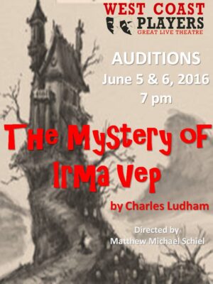 Florida Theater, Actors in Clearwater for “The Mystery of Irma Vep”