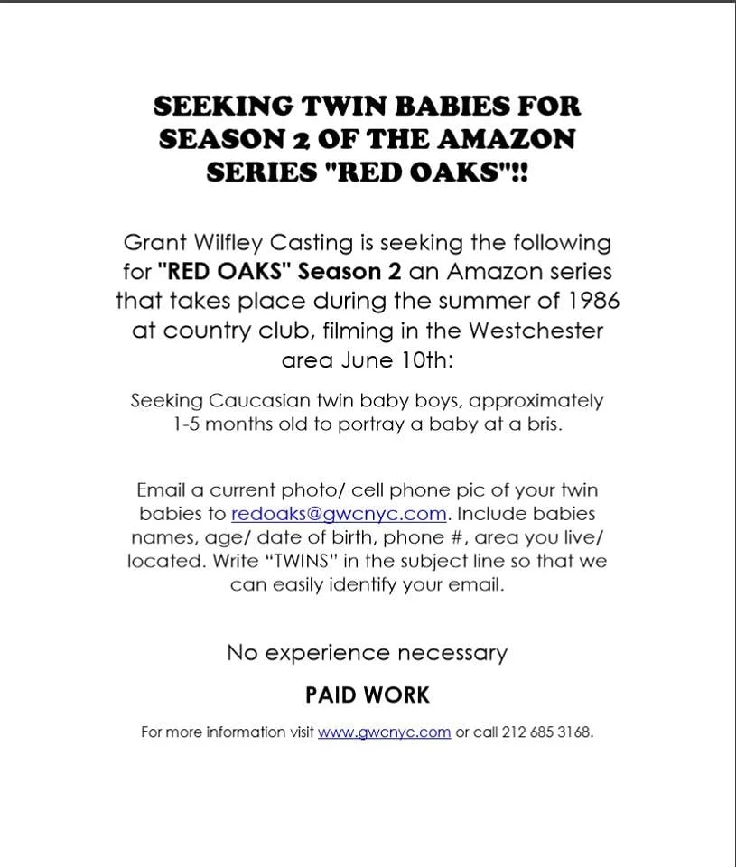 Red Oaks baby call