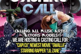 Hip hop casting call for music video