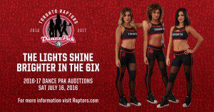 Read more about the article Open Auditions for Toronto Raptors Dance Team