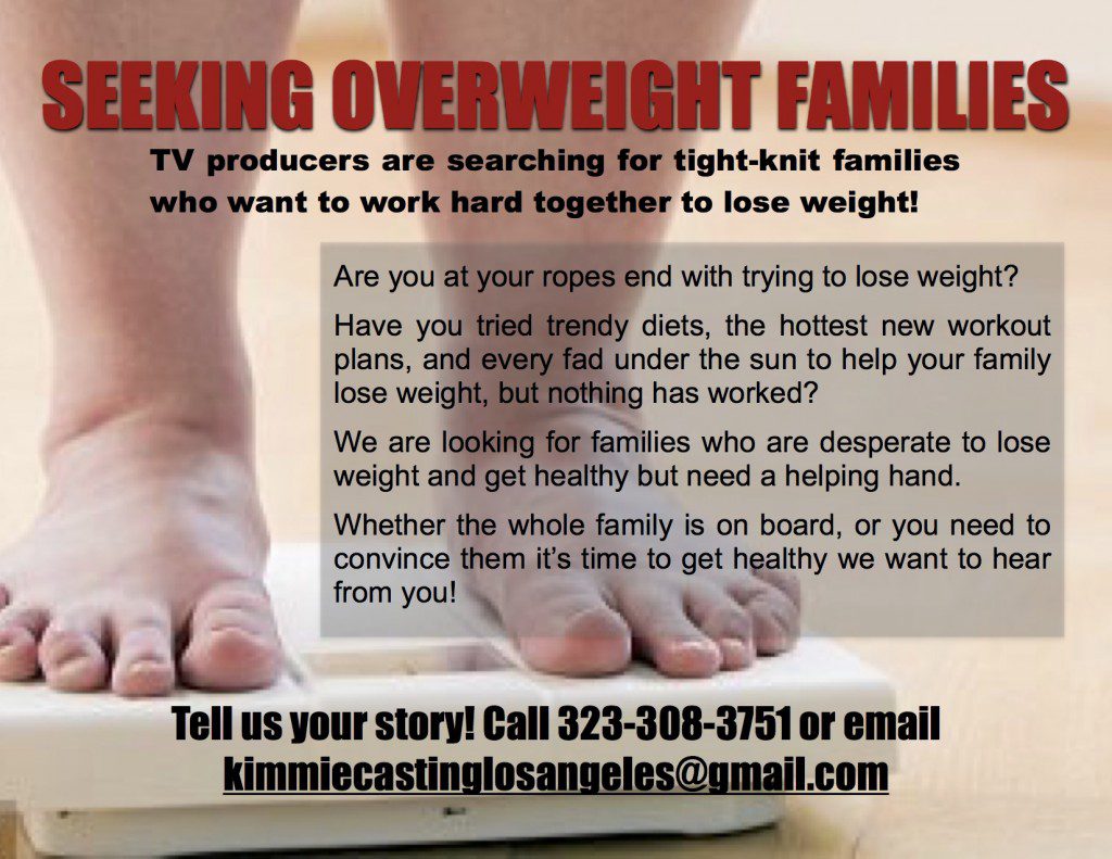 overweight family casting