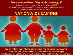 Casting Overweight Families Looking for Help Nationwide