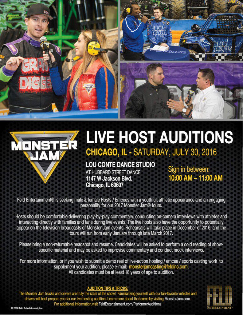 Monster Jam auditions