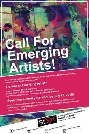 Call for Emerging Music Artists in Toronto, Ontario, Canada