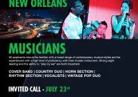 Carnival New Orleans cast call