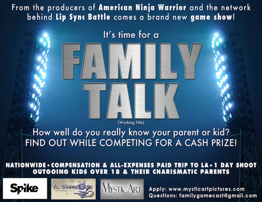 Family Talk Game show cast