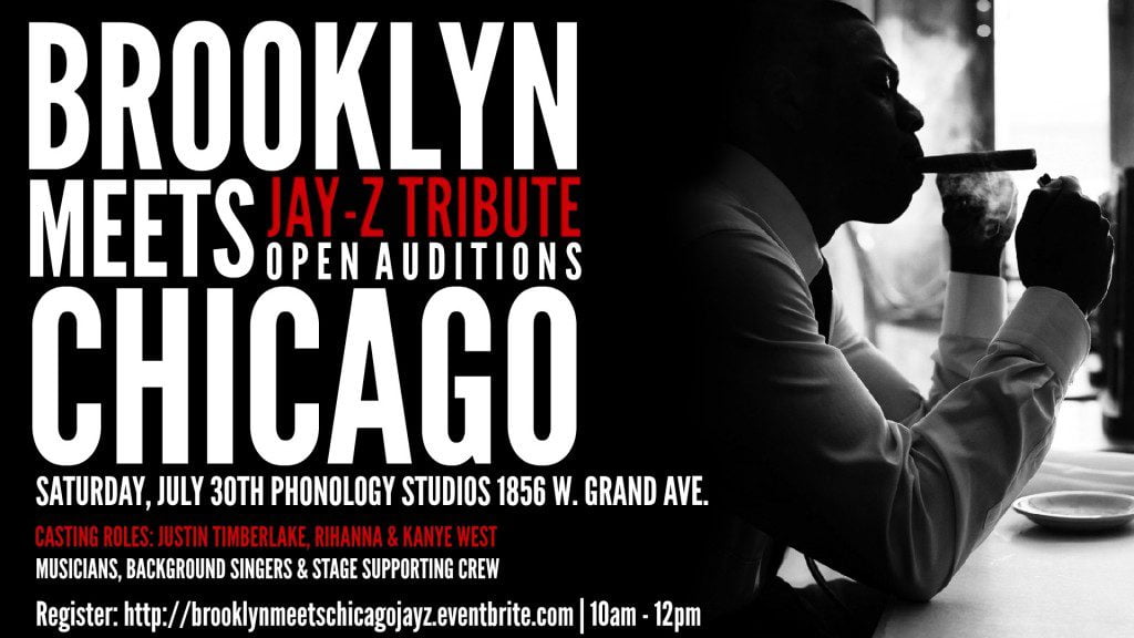  Jay-Z tribute concert auditions