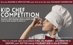 Casting Call for New Kids and Parents Cooking Show Nationwide