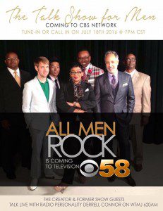 Read more about the article Milwaukee, Wisconsin Auditions for Show Host and Guests on CBS 58 “All Men Rock” Talk Show