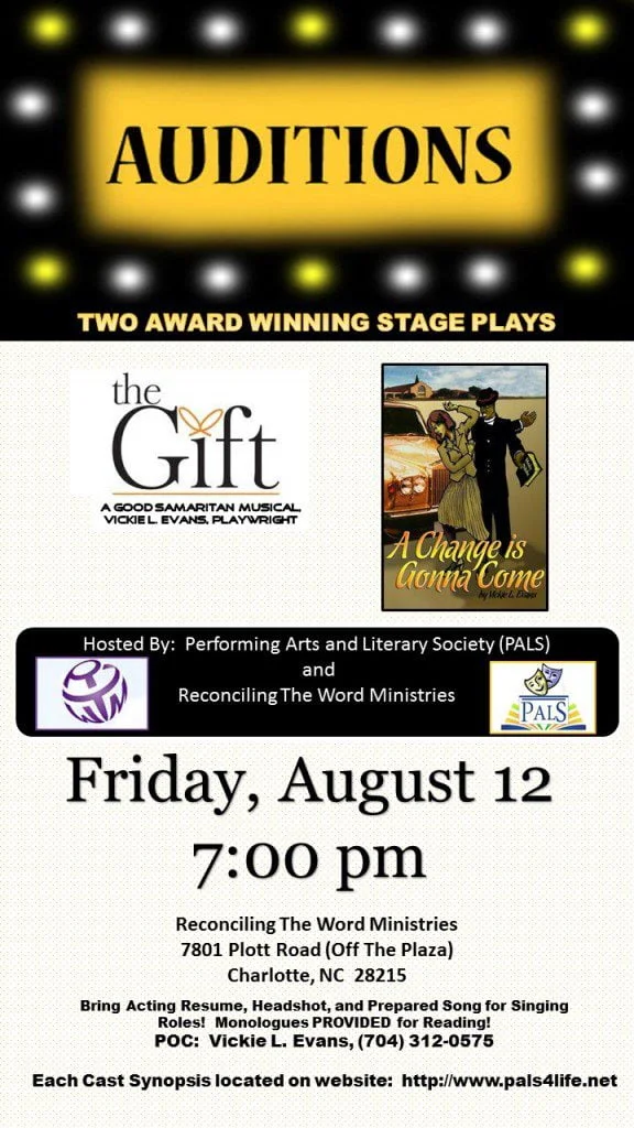 Charlotte stage play audition notice