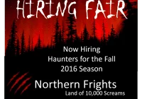 Northern Frights Auditions
