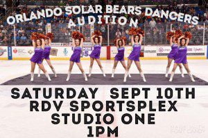 Dance / Cheerleader Tryouts for Orlando Solar Bears Hockey Team