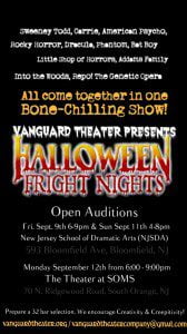 Read more about the article Actors for Halloween Fright Night in Bloomfield NJ