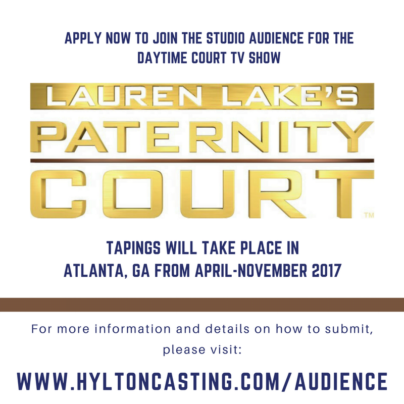 Audience casting call, paid audience job