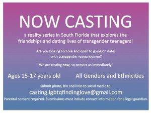 Casting Trans Teens in South Florida for Documentary Project