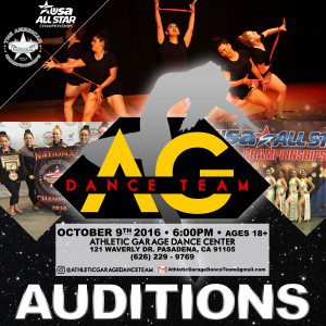 Deance Team Auditions in Pasadena, CA