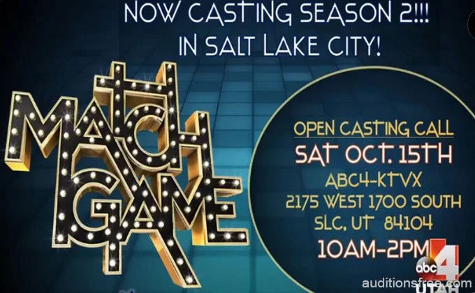 Match Game on ABC auditions in Utah