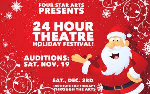 Read more about the article Calling Actors, Writers & Directors for The 24 Hour Holiday Theater Festival in Chicago