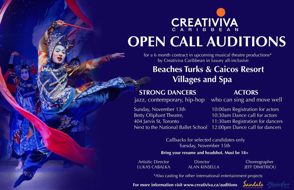 Creativia auditions