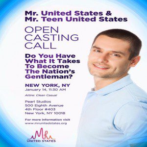 Read more about the article Open Casting Call for Mr. United States Pageant in NYC