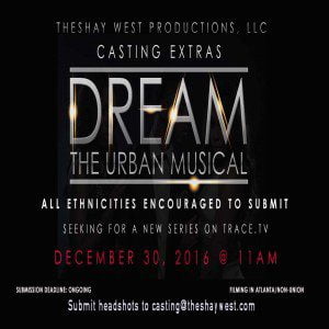 Extras in Atlanta for Urban Musical Production
