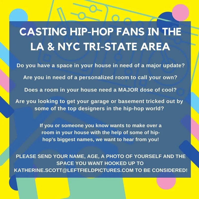 Home makeover show casting in NYC