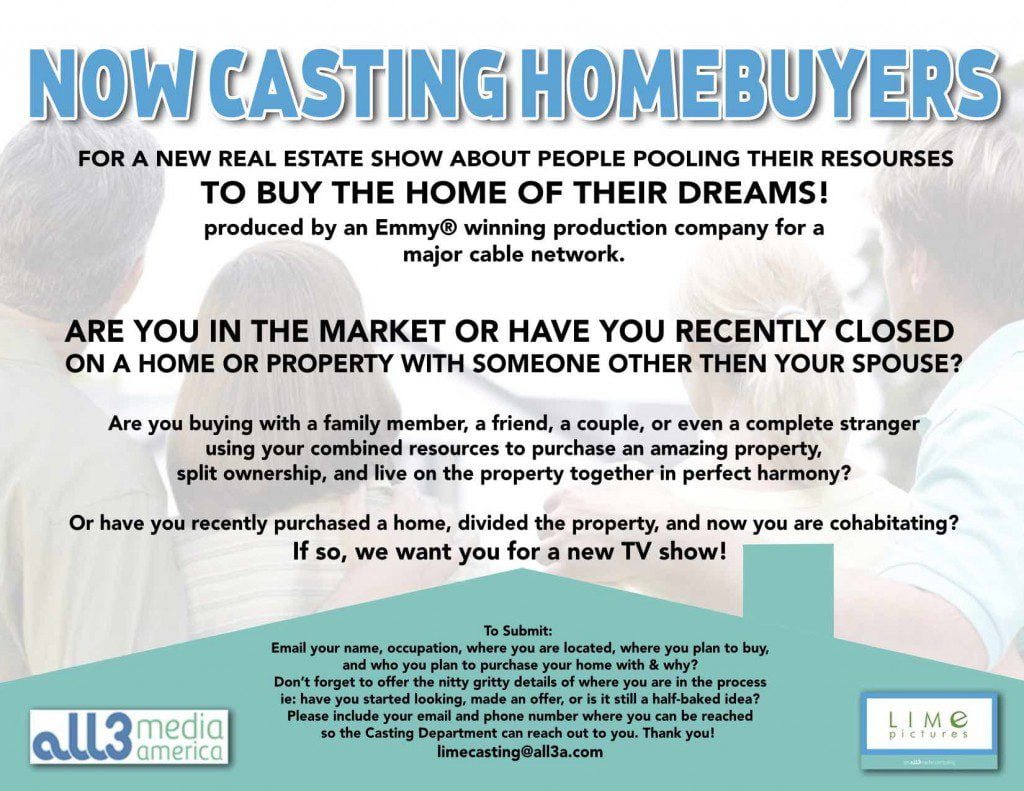 New home buyer reality show