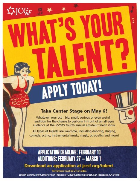 Talent show auditions in Bay Area