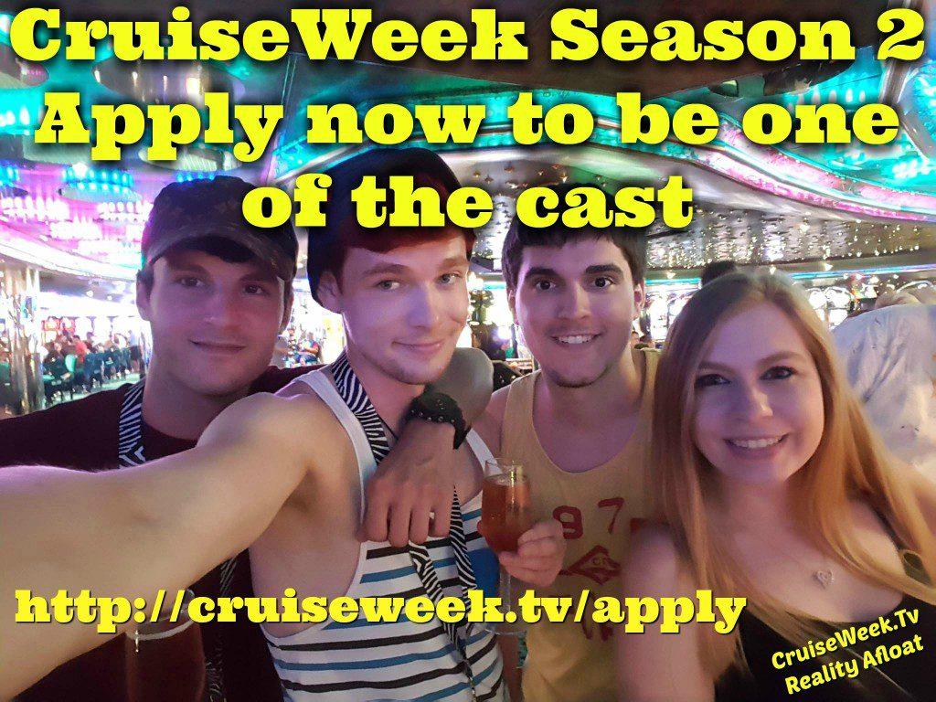 Casting call for Carnival Cruises Reality Show