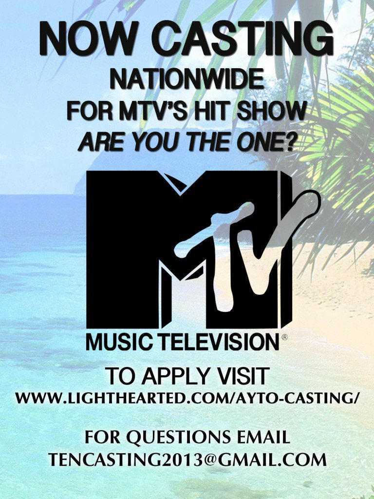 MTV Are You The One Casting for 2017 / 2018 season
