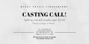 Read more about the article Casting Married Couple Ages 50 to 60 for Relationship Video Series in Raleigh NC